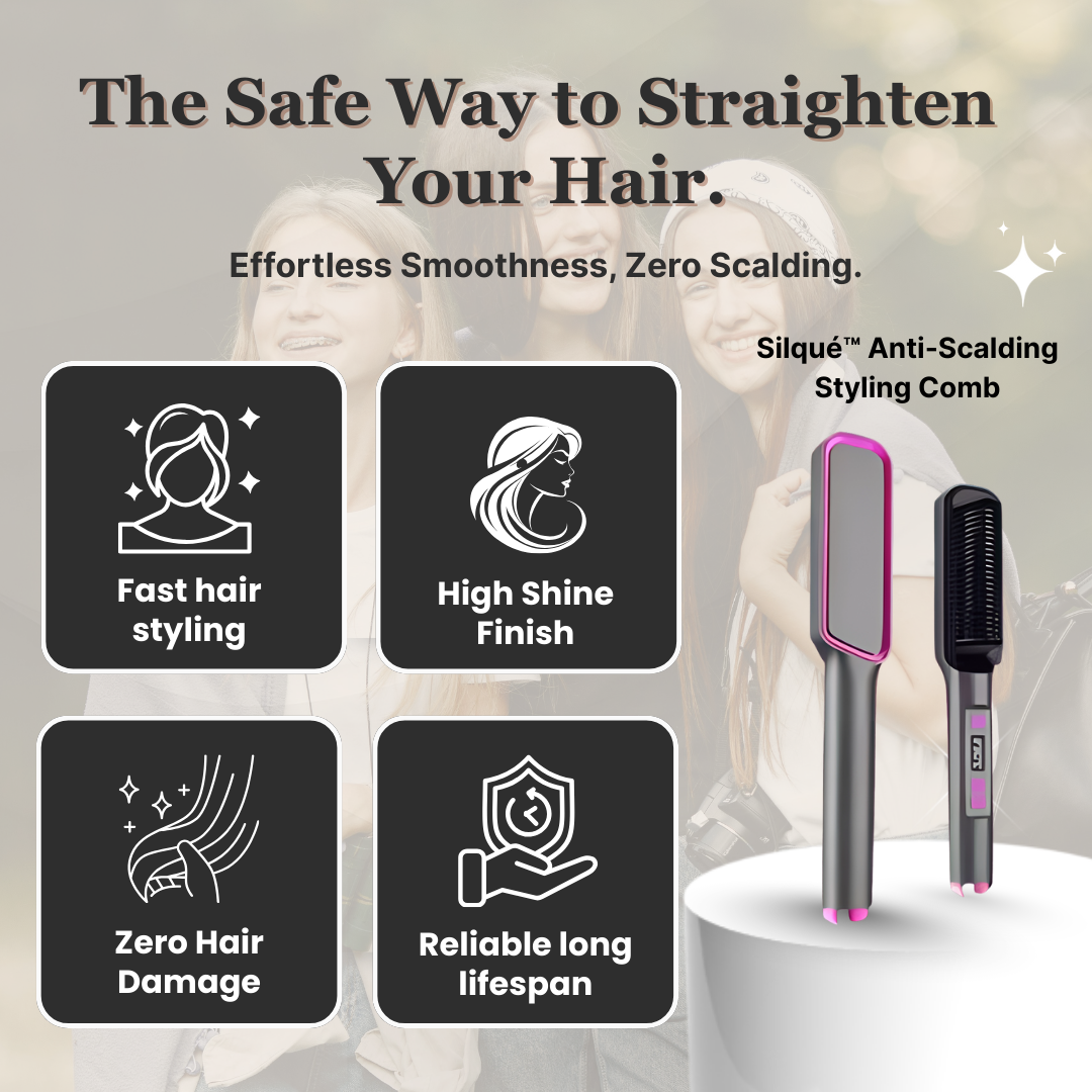 Silqué™ Anti-Scalding Styling Comb